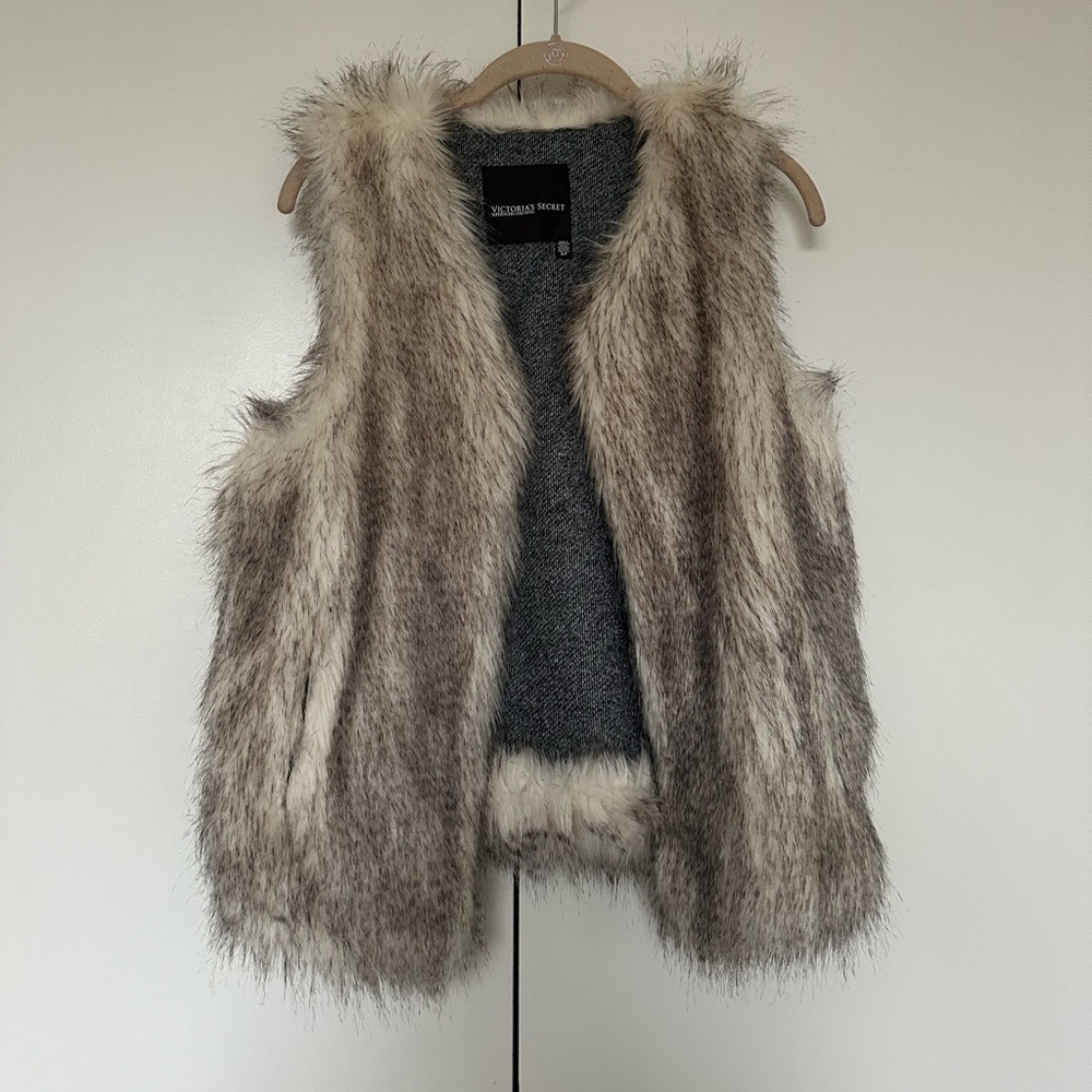 Victoria Secret Faux Fur Vest